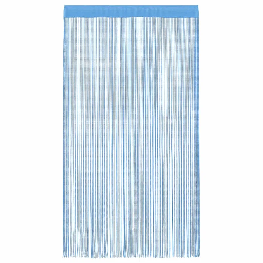Rideaux à fils 2 pcs bleu clair 100x250 cm - 4