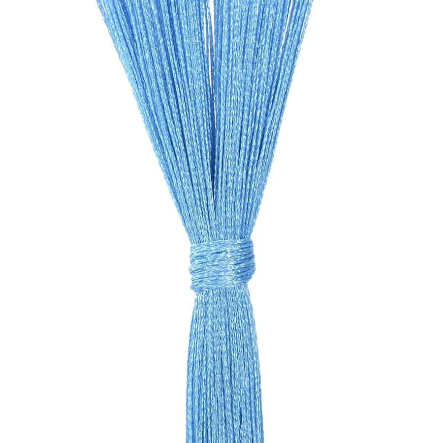 Rideaux à fils 2 pcs bleu clair 100x250 cm - 7