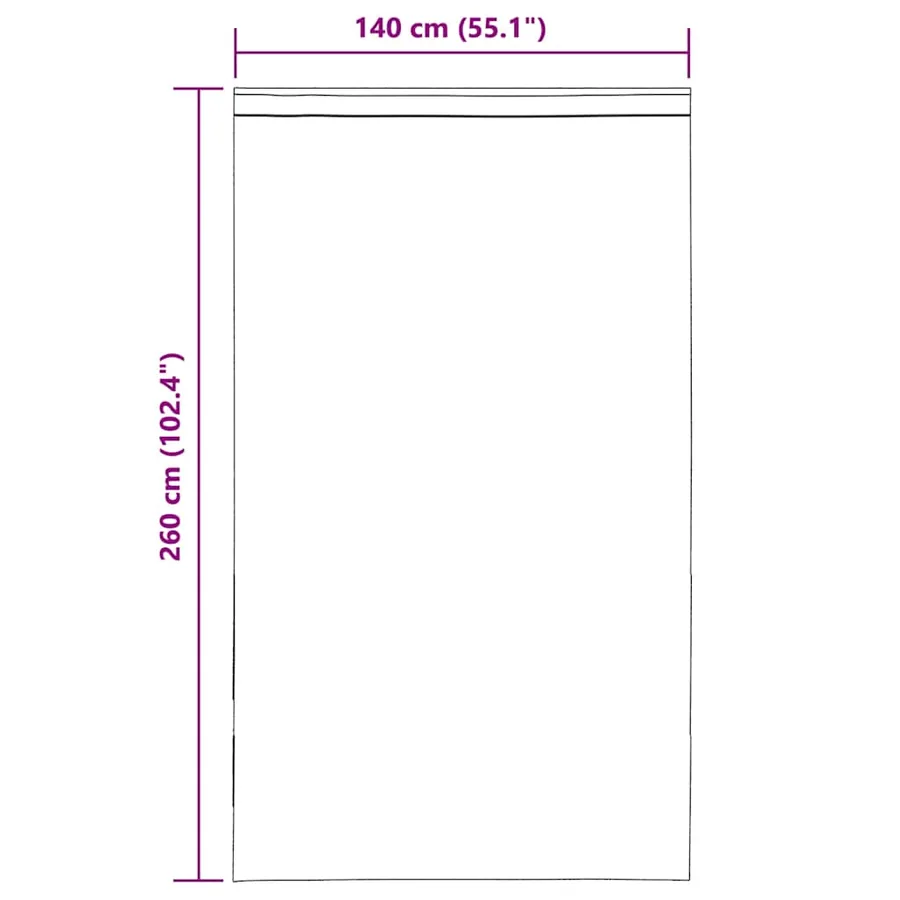 Rideaux en voile avec passants 2 pcs marron - 9
