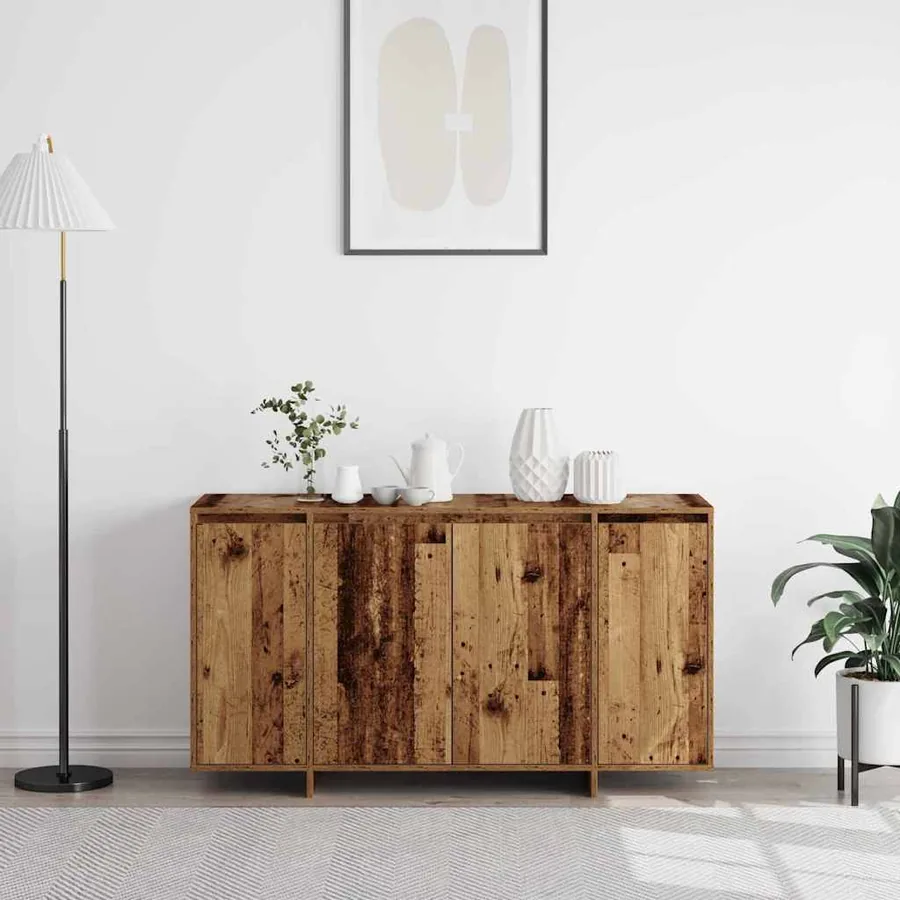 Buffet Bois ancien 135 x 41 x 75 cm Bois d'ingénierie - 4