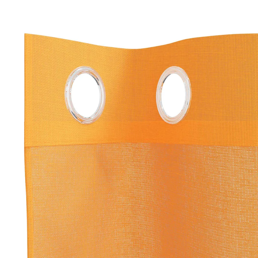 Rideaux en voile avec œillets 2 pcs orange 140x260 cm - 5