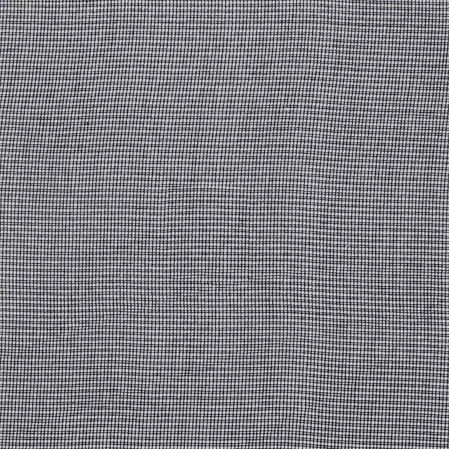 Rideaux en voile avec passe-tringle 2 pcs noir - 8