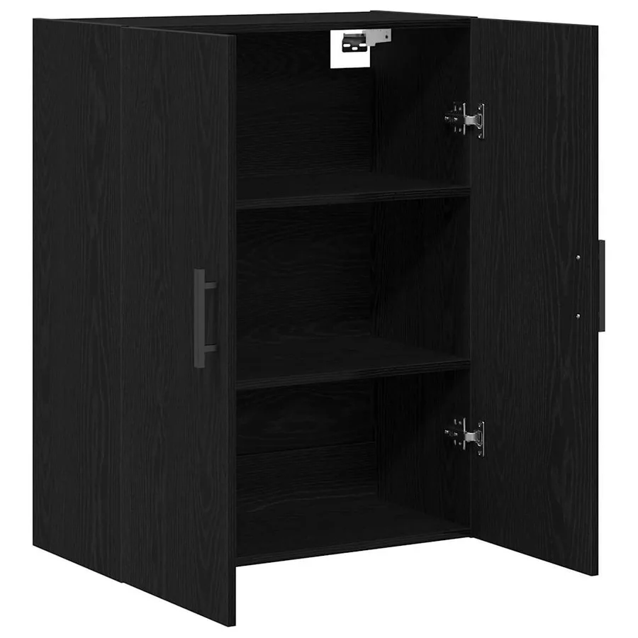 Meuble mural Chêne noir 69,5 x 34 x 90 cm Bois d'ingénierie - 5