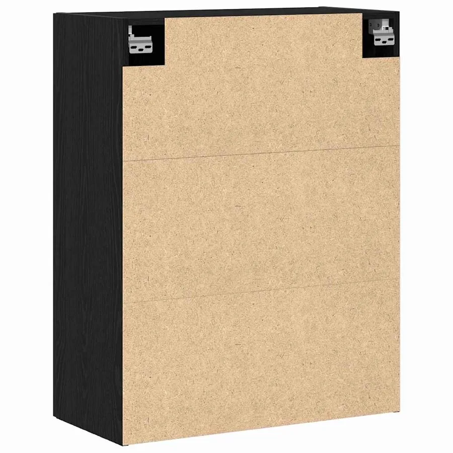 Meuble mural Chêne noir 69,5 x 34 x 90 cm Bois d'ingénierie - 6