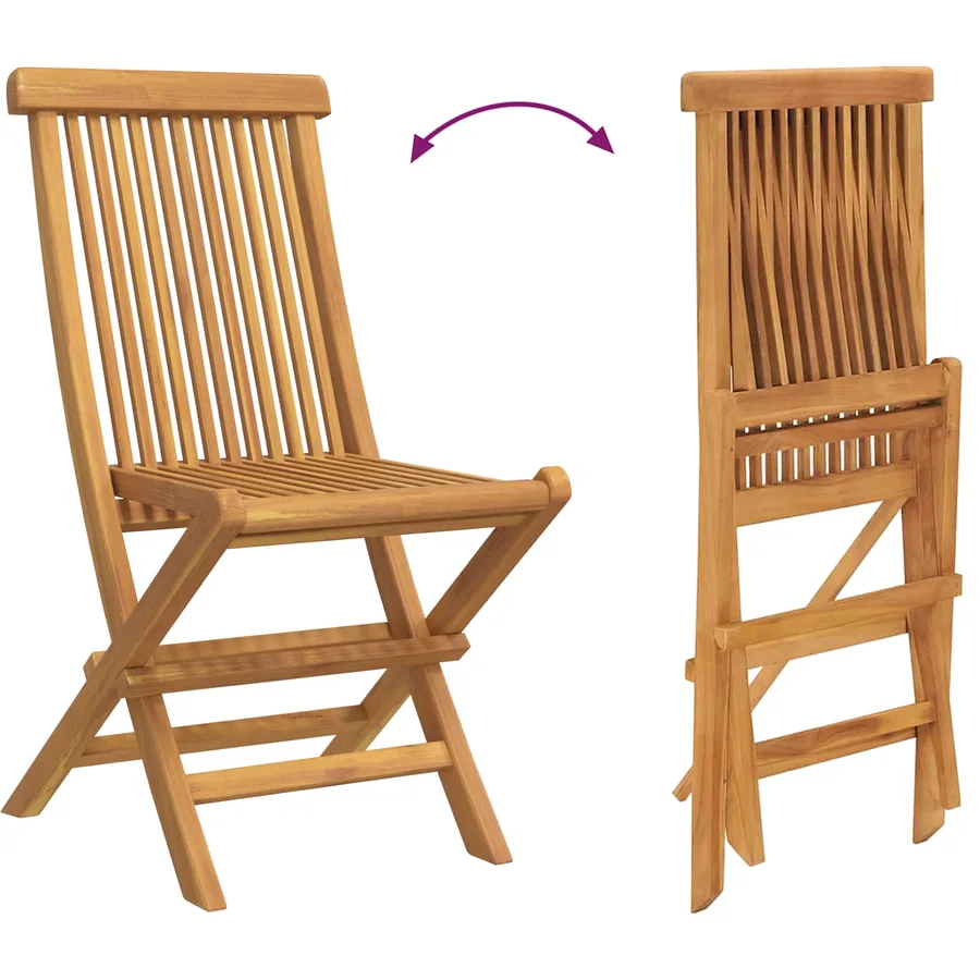 Ensemble de salle à manger pour jardin 5 pcs Marron - 8