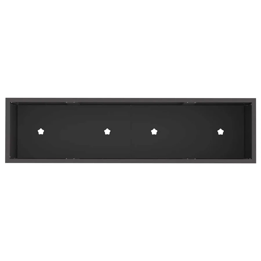 Bac de jardin surélevé Noir 100 x 26 x 82 cm Acier - 7