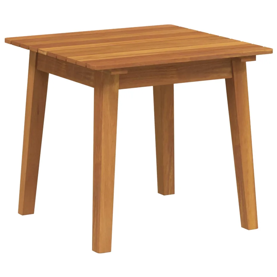 Table d'appoint Marron Bois d'Acacia Massif - 5