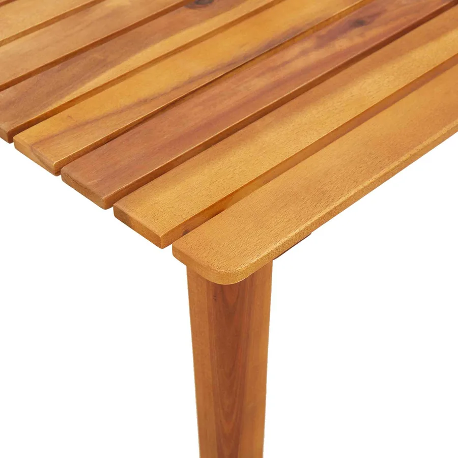 Table d'appoint Marron Bois d'Acacia Massif - 6