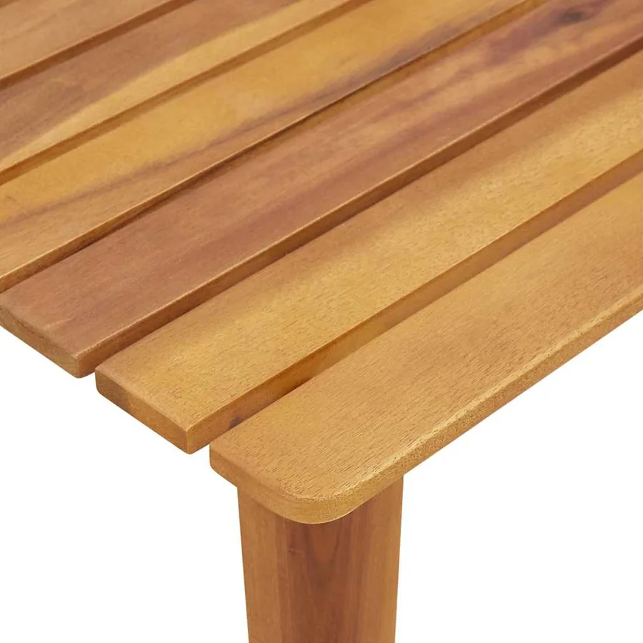 Chaise de jardin 3 pcs Marron Bois d'Acacia Massif - 9