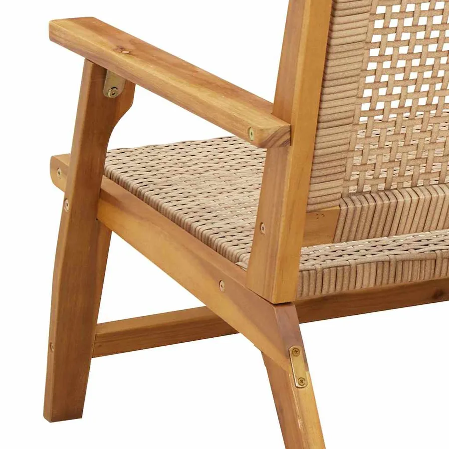 Mobilier de jardin 2 pcs Beige 67 x 78 x 73 cm - 8