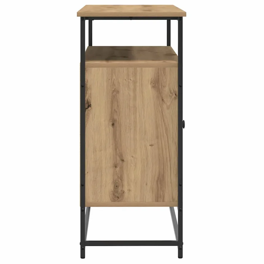 Buffet Chêne artisanal 100 x 35 x 80 cm Bois d'ingénierie - 7