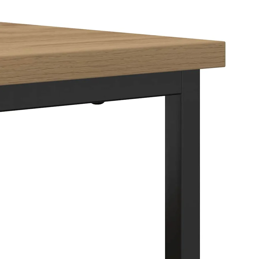 Buffet Chêne artisanal 100 x 35 x 80 cm Bois d'ingénierie - 9