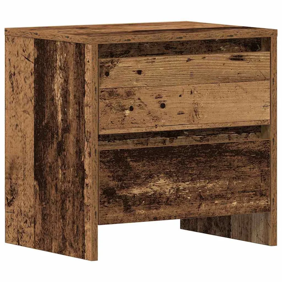 Cabinet de chevet avec tiroir Bois ancien 45 x 34 x 44,5 cm - 2