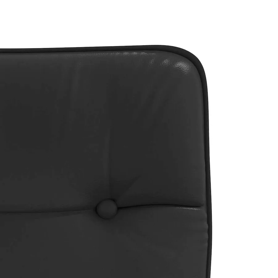 Chaises à manger lot de 2 noir similicuir - 8