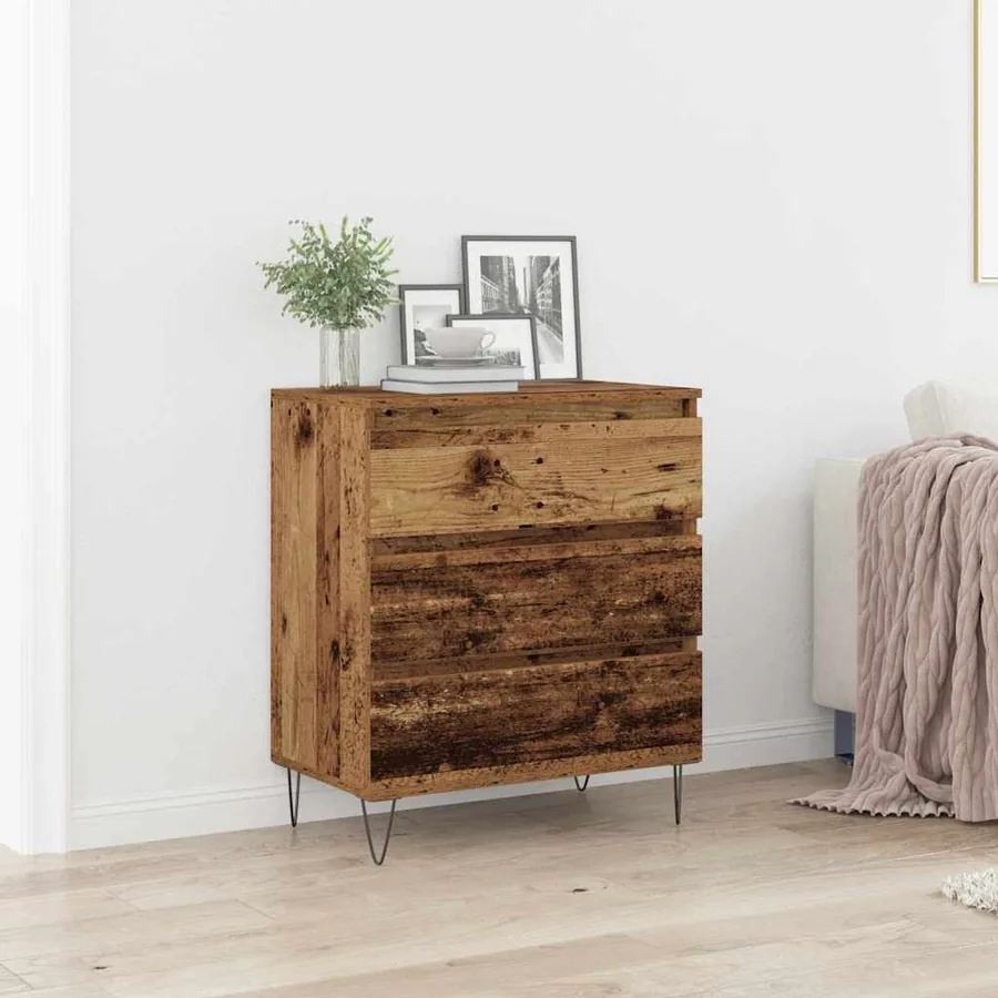 Buffet Bois ancien 60 x 35 x 70 cm Bois d'ingénierie