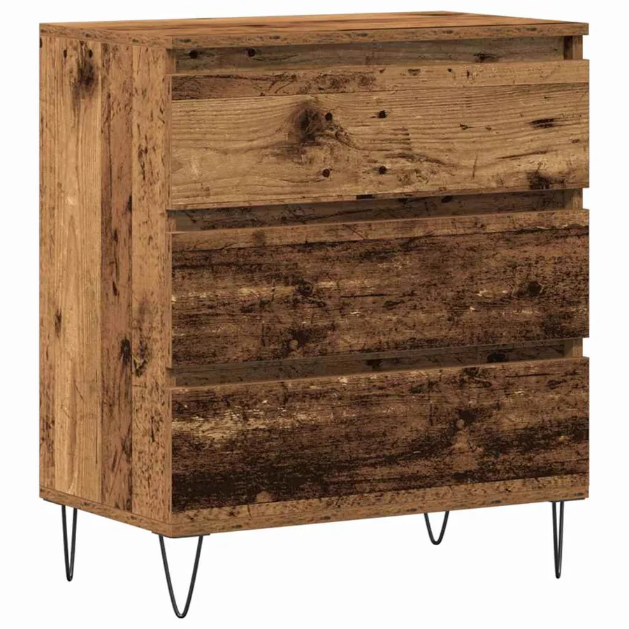 Buffet Bois ancien 60 x 35 x 70 cm Bois d'ingénierie - 2