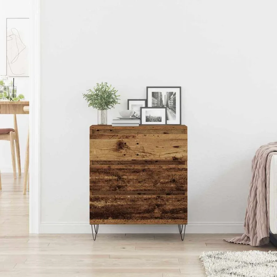 Buffet Bois ancien 60 x 35 x 70 cm Bois d'ingénierie - 4