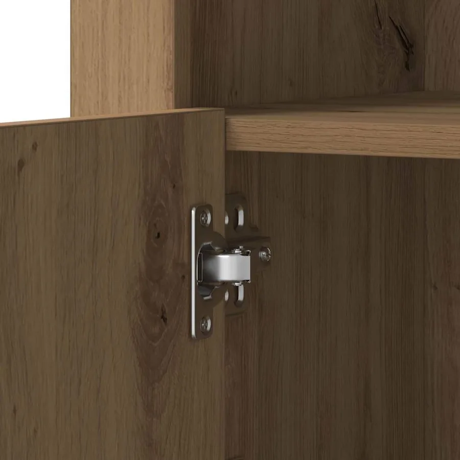 Buffet LED 41 x 37 x 67 cm Bois d'ingénierie Chêne artisanal - 11