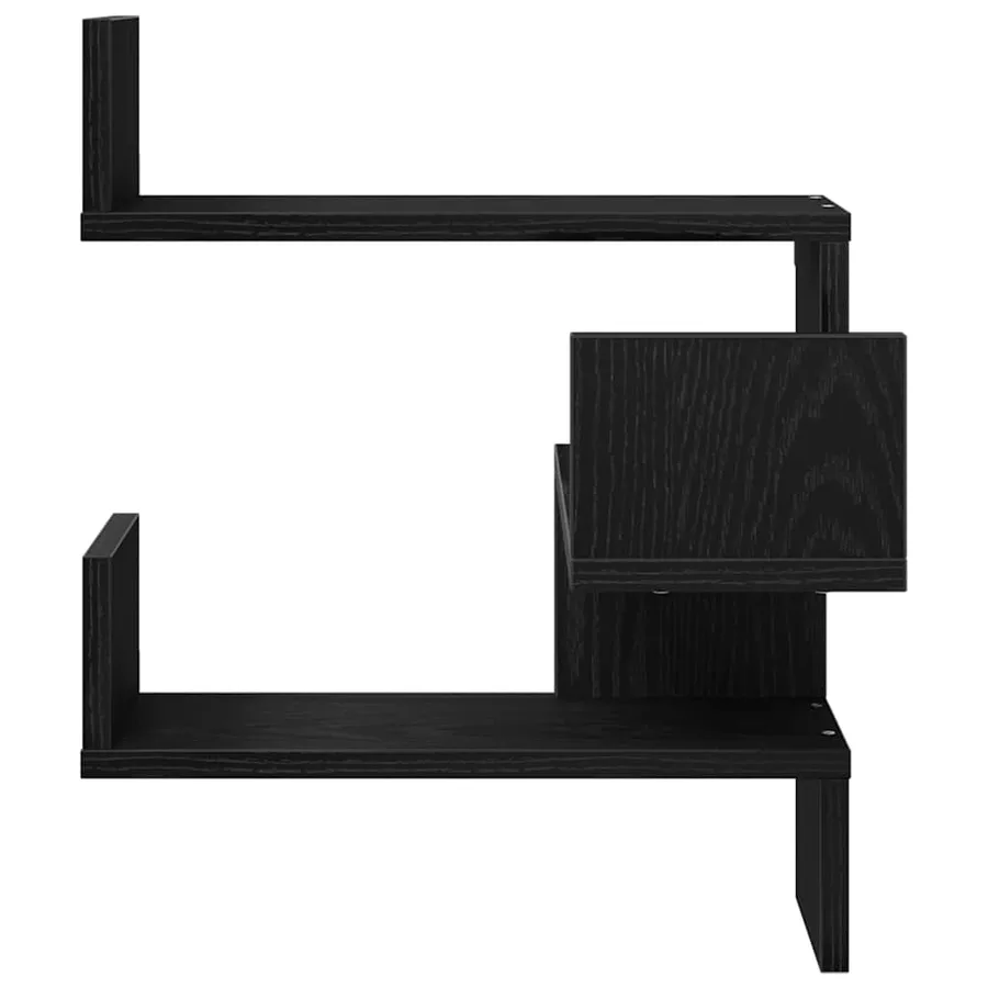 Étagère Murale Chêne noir 40 x 40 x 49,5 cm Bois d'ingénierie - 5