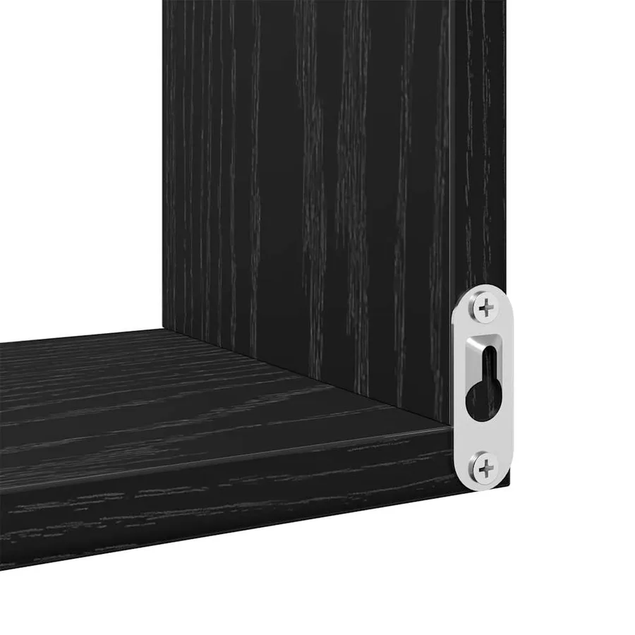 Étagère Murale Chêne noir 40 x 40 x 49,5 cm Bois d'ingénierie - 7