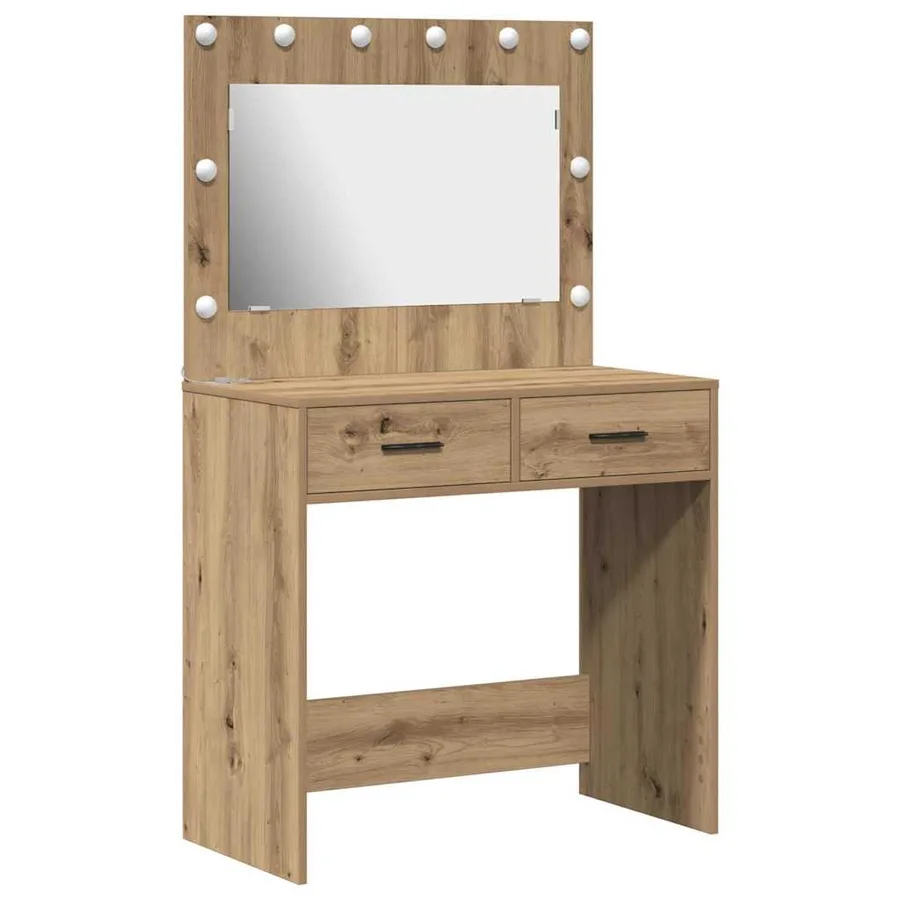 Table de Toilette Chêne artisanal 78,5 x 41 x 135 cm - 2