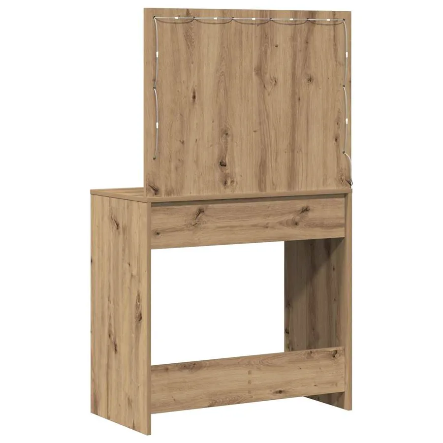 Table de Toilette Chêne artisanal 78,5 x 41 x 135 cm - 7