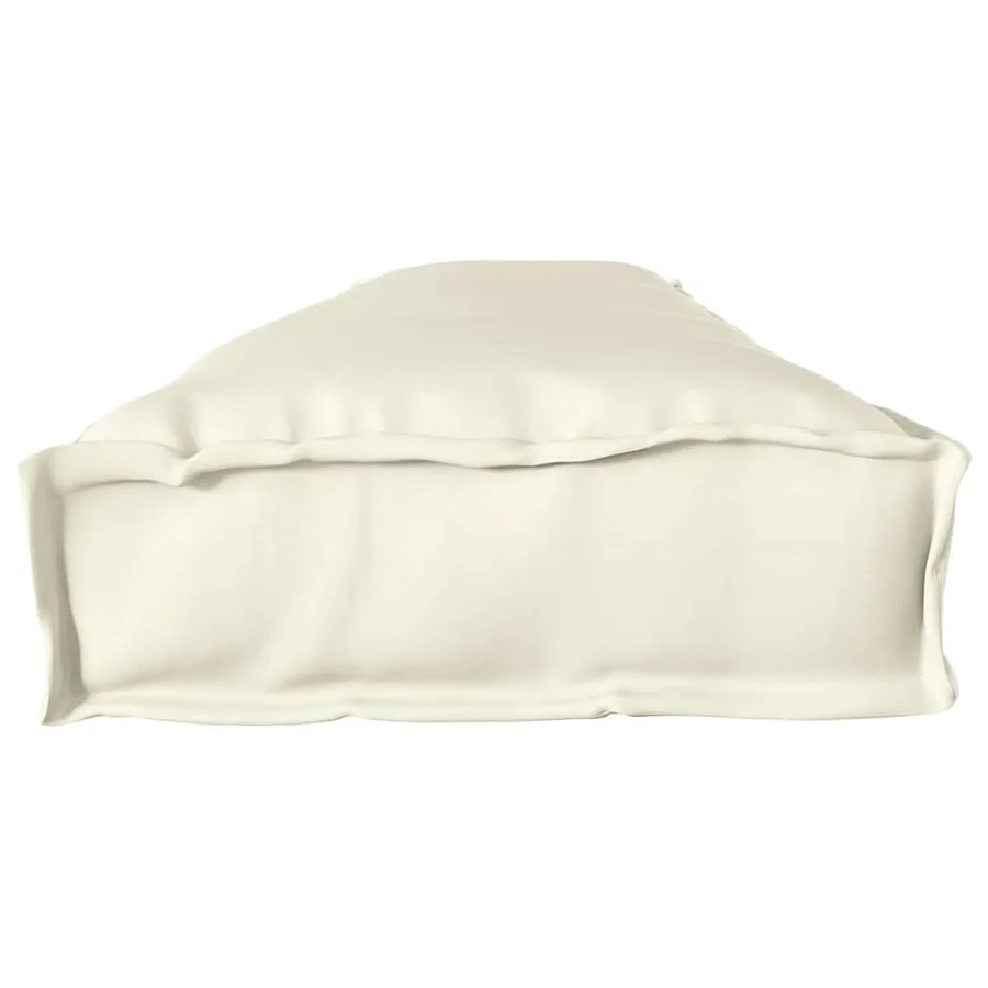 Set de coussins de palette 2 pcs Crème 200 x 40 x 8 cm - 9