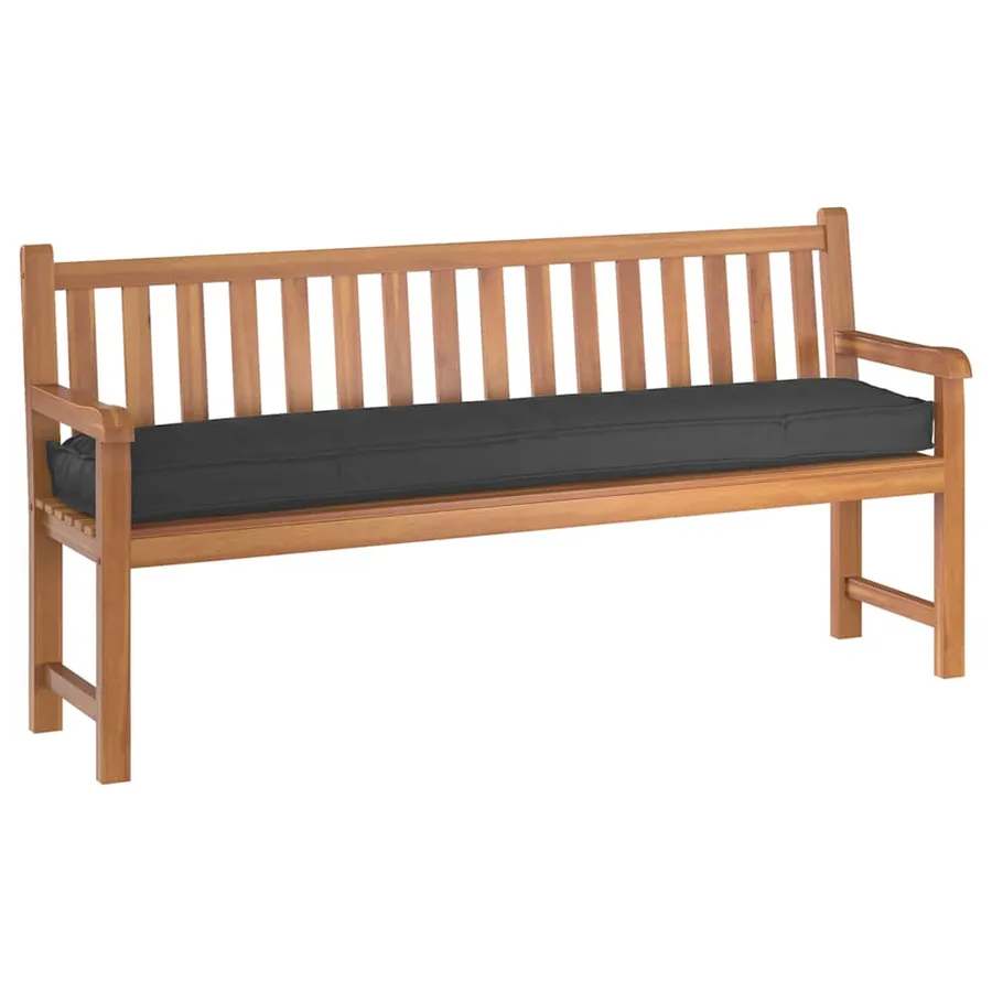 Set de coussins de palette 2 pcs Noir 200 x 40 x 8 cm - 6