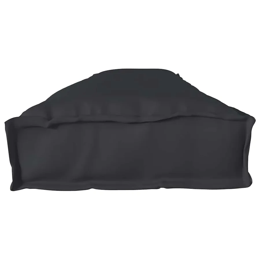 Set de coussins de palette 2 pcs Noir 200 x 40 x 8 cm - 9
