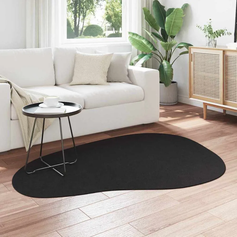 Tapis de surface HUARTE Noir 120 x 170 cm Polyester - 3