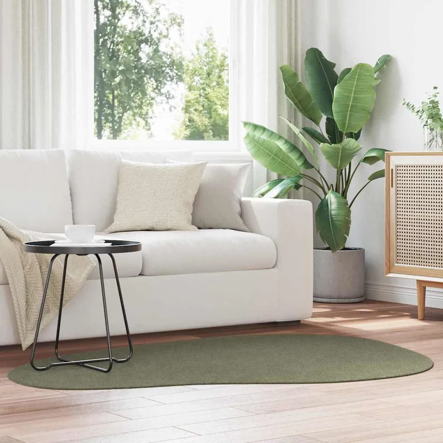 Tapis de surface HUARTE Vert forêt 120 x 170 cm Polyester