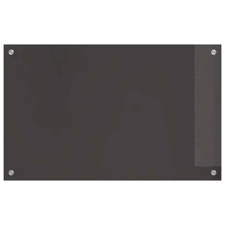 Crédence de cuisine Gris foncé 80 x 50 cm verre trempé - 2