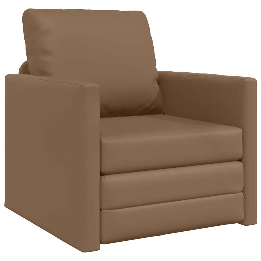 Canapé-Lit 60cm Cappuccino Simili cuir - 2