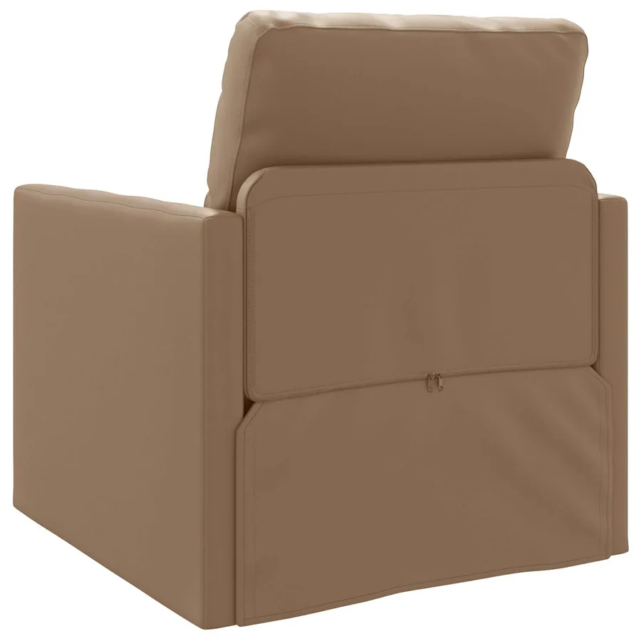 Canapé-Lit 60cm Cappuccino Simili cuir - 7