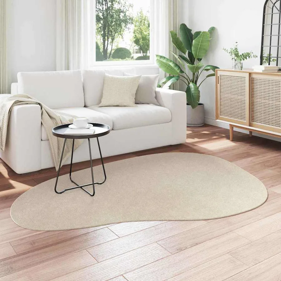 Tapis de surface HUARTE Beige 140 x 200 cm Polyester - 3