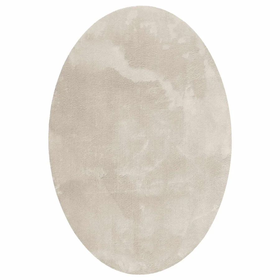 Tapis de surface ovale HUARTE Beige 120 x 170 cm 100% Polyester - 2