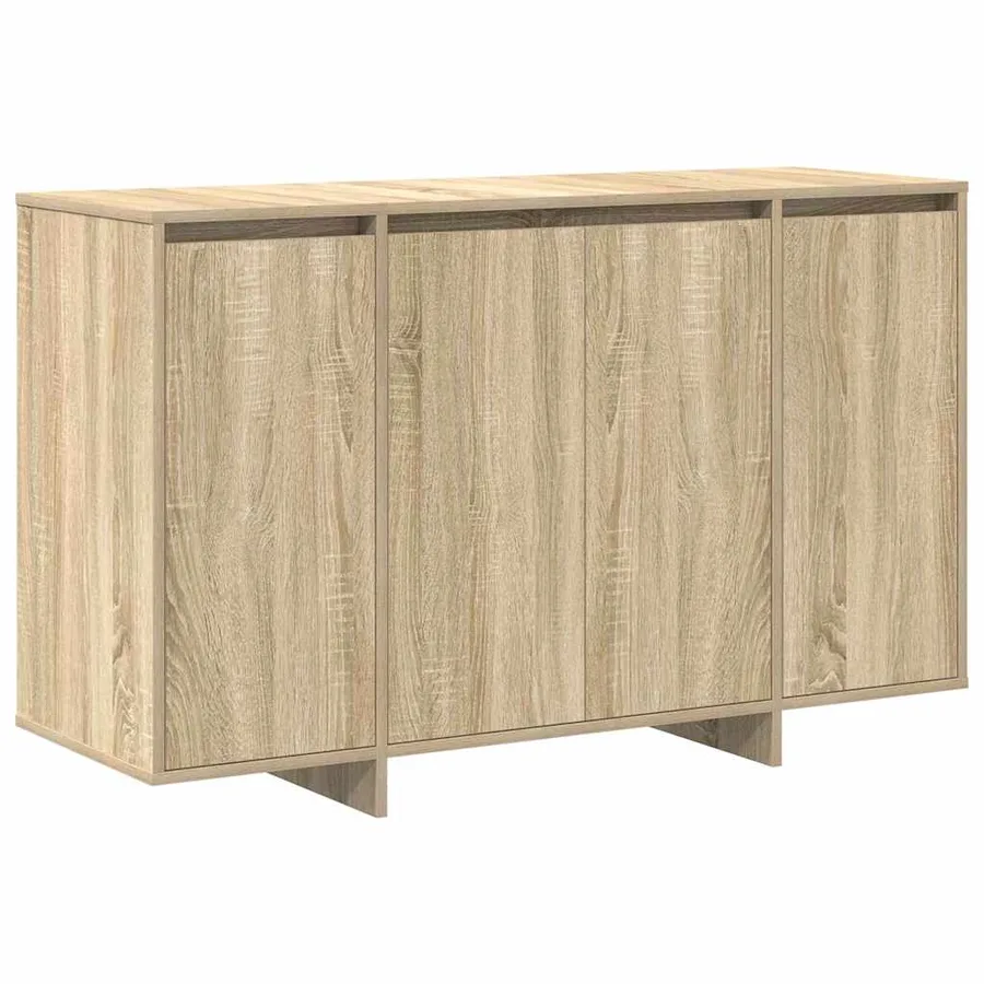 Buffet Chêne sonoma 120 x 41 x 75 cm Bois d'ingénierie - 2