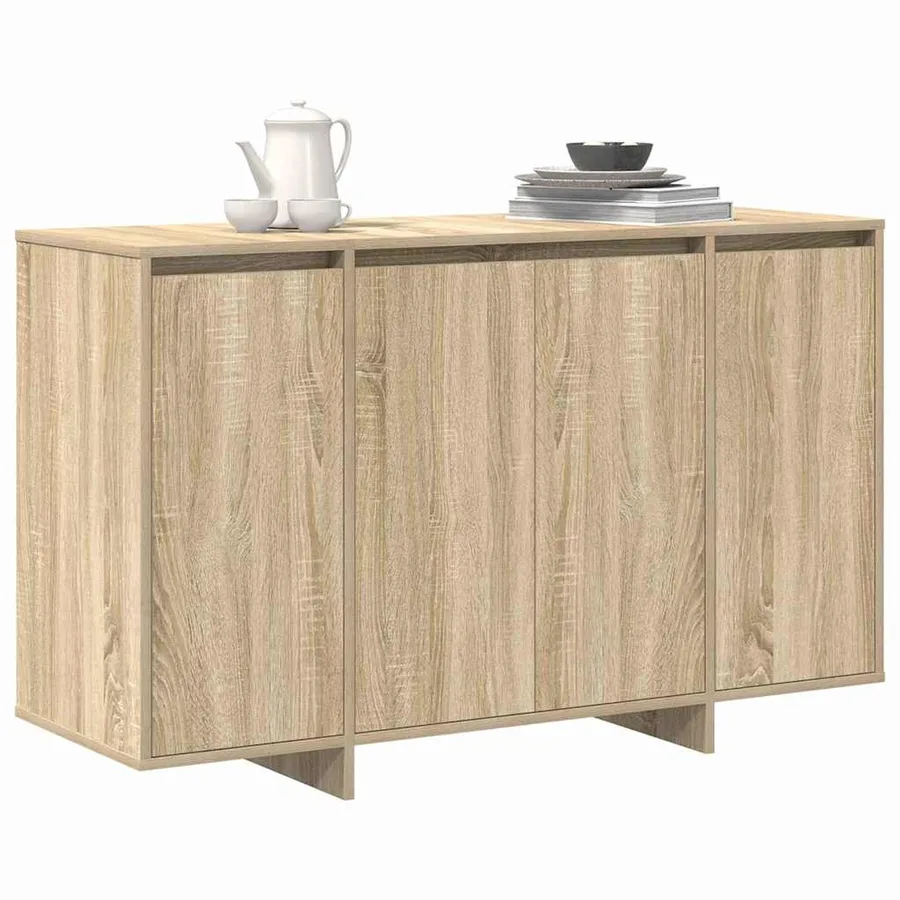 Buffet Chêne sonoma 120 x 41 x 75 cm Bois d'ingénierie - 3