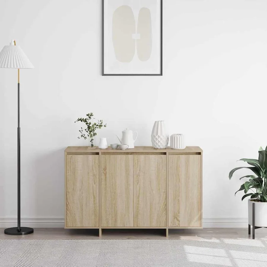 Buffet Chêne sonoma 120 x 41 x 75 cm Bois d'ingénierie - 4
