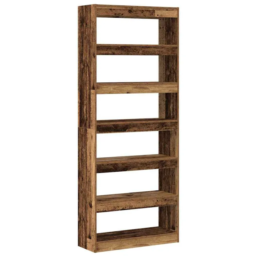 Bibliothèque Bois ancien 80 x 30 x 198 cm Bois d'ingénierie - 7