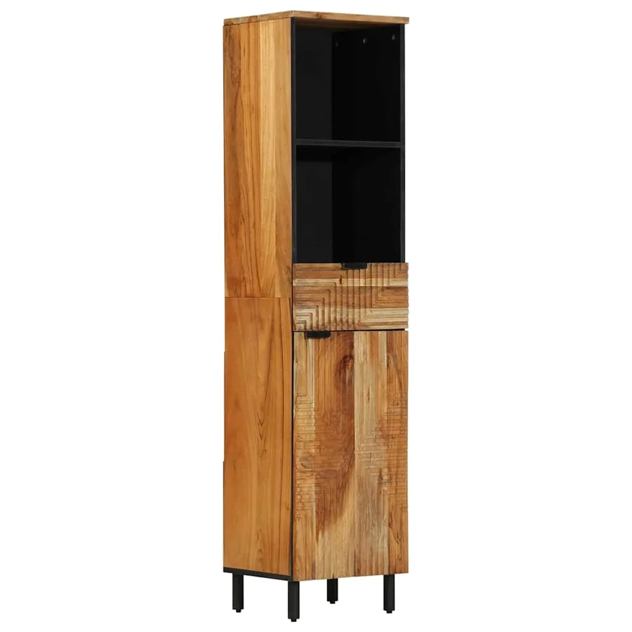 Armoire de salle de bain Marron 38 x 33 x 160 cm - 2