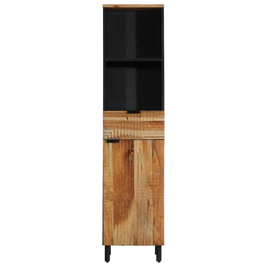 Armoire de salle de bain Marron 38 x 33 x 160 cm - 4