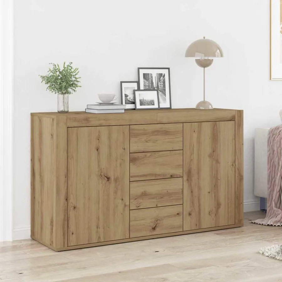 Buffet Chêne artisanal 120 x 36 x 69 cm Bois d'ingénierie