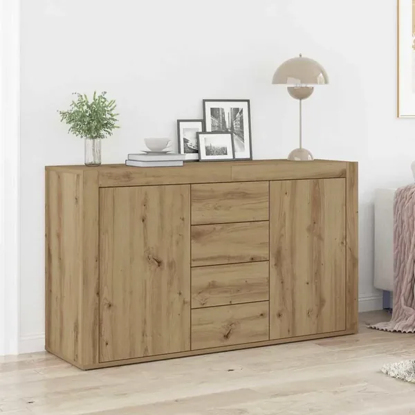 Buffet Chêne artisanal 120 x 36 x 69 cm Bois d'ingénierie