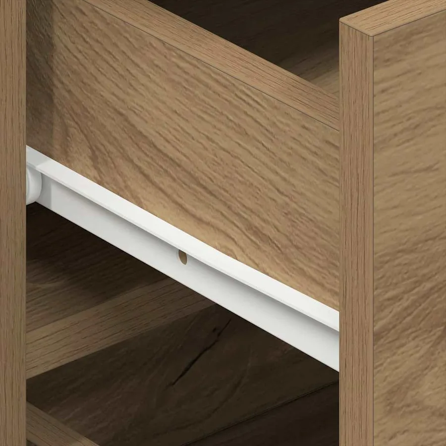 Buffet Chêne artisanal 120 x 36 x 69 cm Bois d'ingénierie - 10