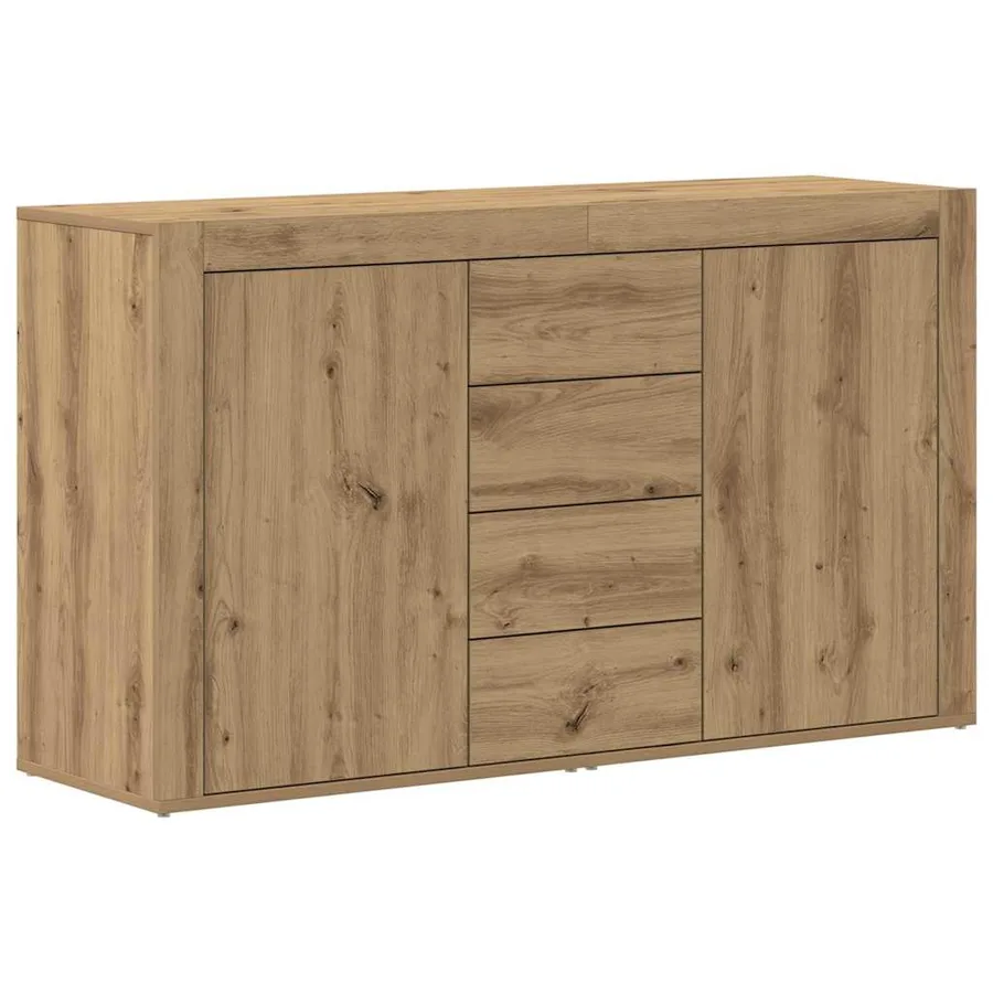 Buffet Chêne artisanal 120 x 36 x 69 cm Bois d'ingénierie - 2