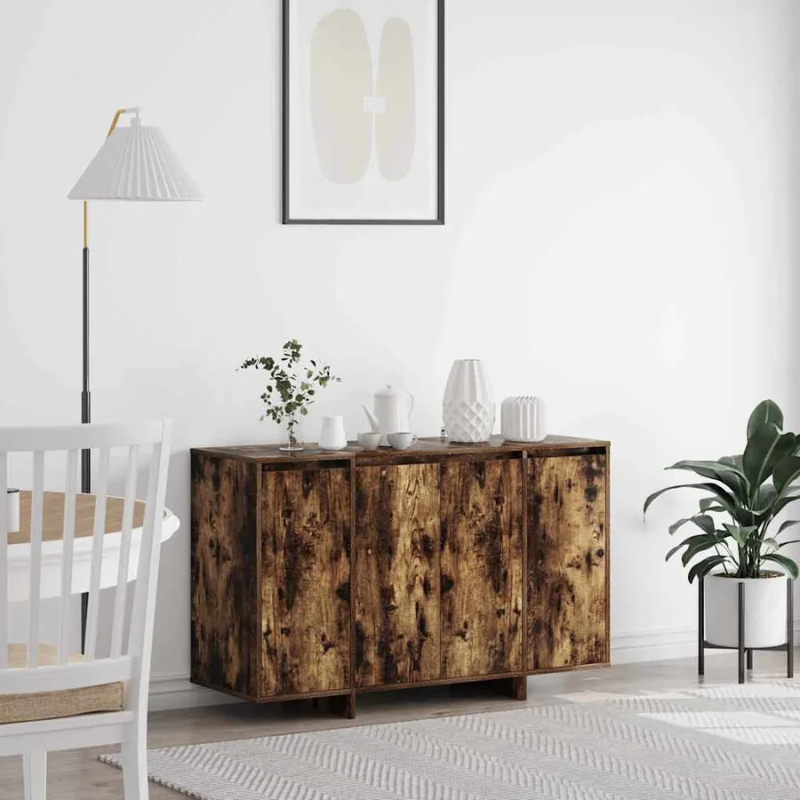 Buffet Chêne fumé 120 x 41 x 75 cm Bois d'ingénierie
