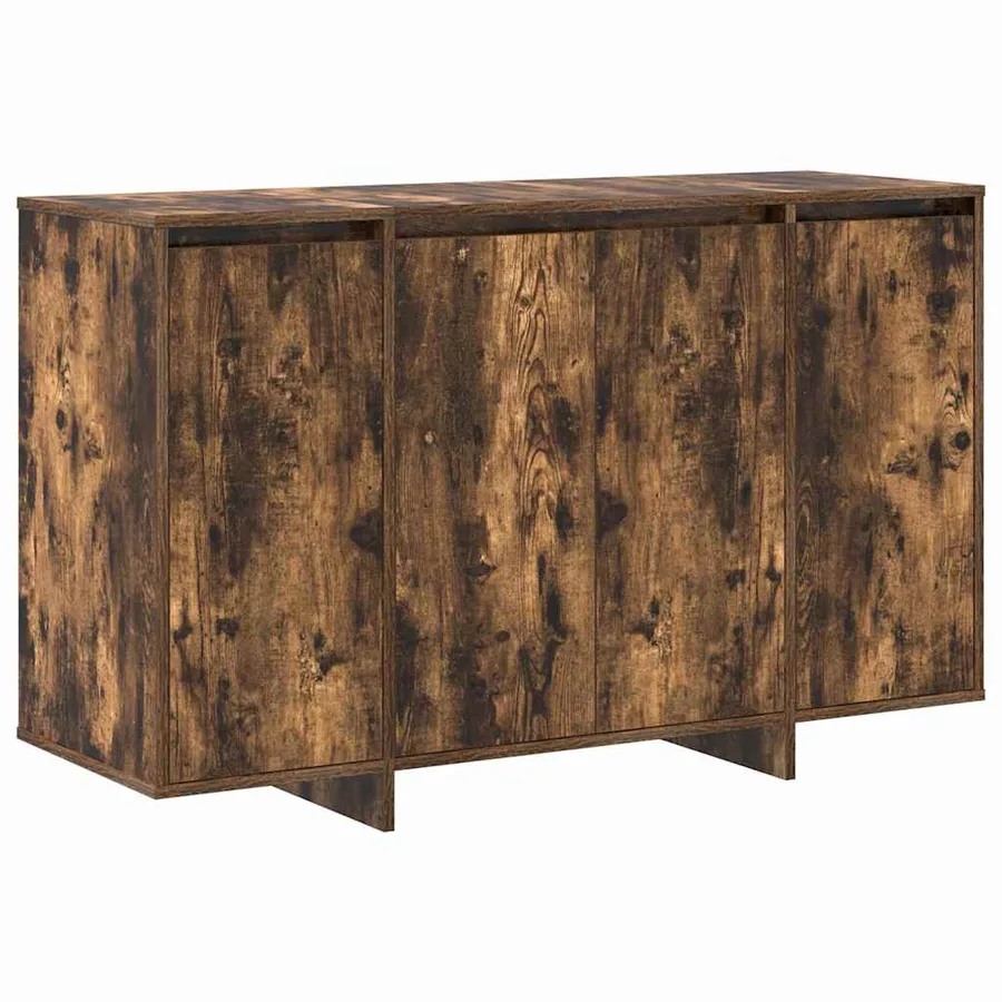 Buffet Chêne fumé 120 x 41 x 75 cm Bois d'ingénierie - 2