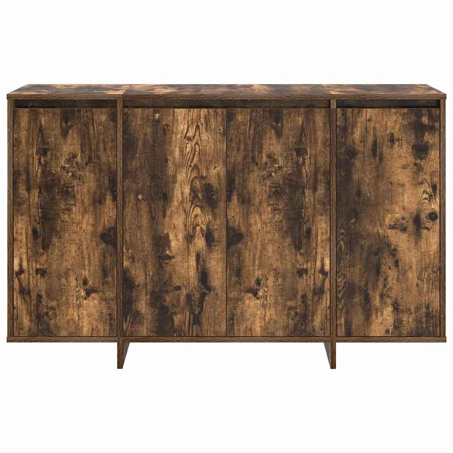 Buffet Chêne fumé 120 x 41 x 75 cm Bois d'ingénierie - 6