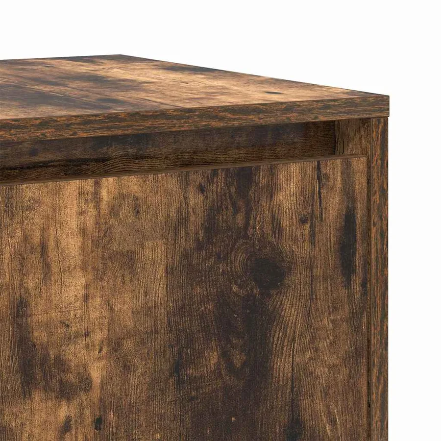 Buffet Chêne fumé 120 x 41 x 75 cm Bois d'ingénierie - 9